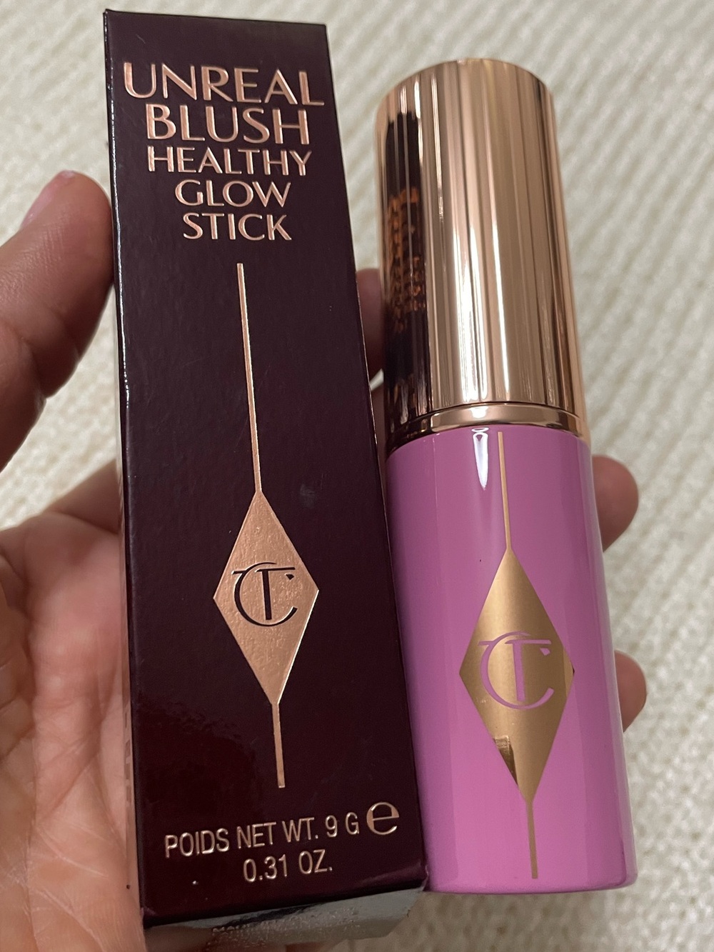 Charlotte Tilbury Unreal Blush Healthy Glow Stick — Pretty Glow